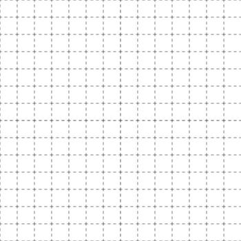 Squared dashed grid seamless pattern. Math paper notebook background. Dashed cross line texture. Squared notebook seamless pattern. Grid paper sheet. vector