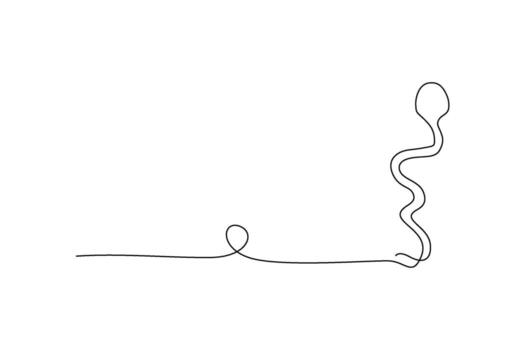 Simple, continuous line art drawing of a snake on a white background vector