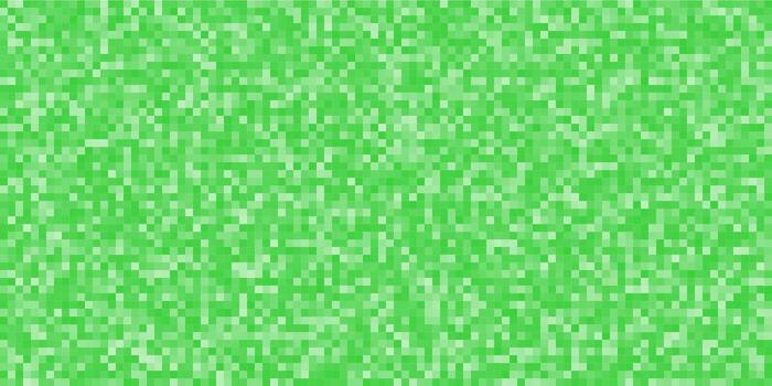 Pixelated Green Terrain Background For Retro Games, Soccer Fields, And Voxel Landscapes. Great For Minecraft-Style Art, Arcade Interfaces, Or Tech-Themed Y2K Visuals. Backdrop vector