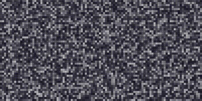 Dark pixel mosaic glitch background pixelate noise pattern, censor blur digital camouflage for coding and cybersecurity. Military tech texture for game UI. backdrop vector