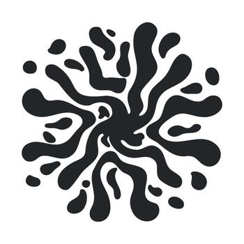 Abstract swirl design for modern art projects or branding vector