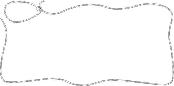 outline lasso frame copy space for text or design vector