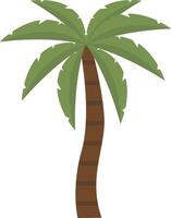 palma árbol ilustración aislado en blanco antecedentes vector