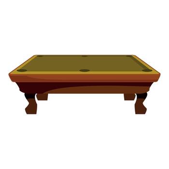 Billiard table displaying sporting elegance and sophistication vector