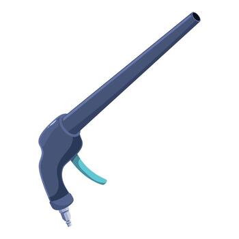 Air blow gun removing dust and debris from electronics and computers vector