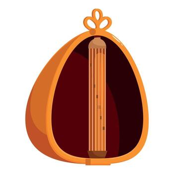 tradicional asiático cuerda instrumento guzheng demostración caja de resonancia y instrumentos de cuerda vector