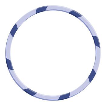 rítmico gimnasia aro giratorio, creando un difuminar de movimiento y energía vector