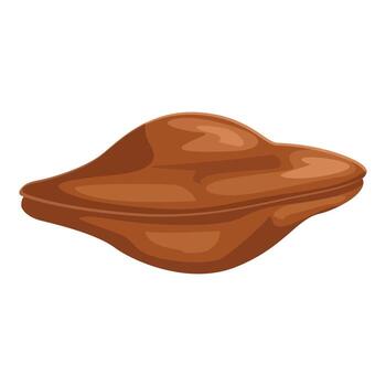 Brown spaceship flying in the sky, exploring the universe vector