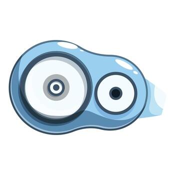 Correction tape dispenser applying adhesive for fixing errors vector