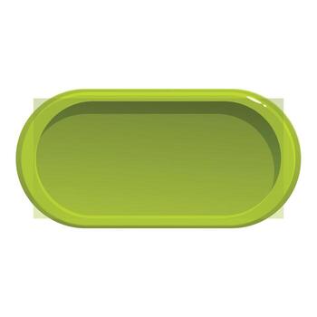 verde redondeado oblongo botón atractivo usuario Interacción vector