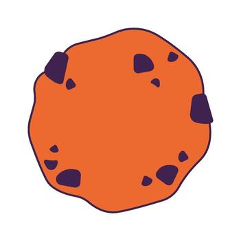 Cracker With Chocolate vector