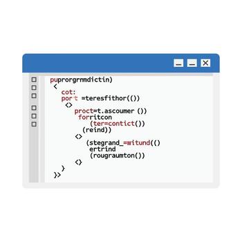 Code Snippet in a Program Window - puprorgrnmdictin Function Displayed. vector