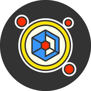 Spider Web Button Navigation Grey Circle Icon vector