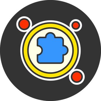 Extension Button Navigation Grey Circle Icon vector