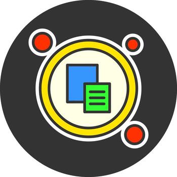 pegar botón navegación gris circulo icono vector