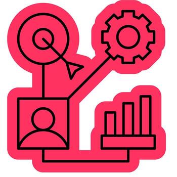 cliente Interacción icono vector