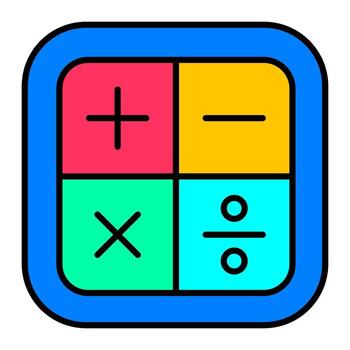 digital matemáticas dispositivo vector