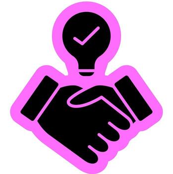 colaborativo espacio de trabajo icono vector