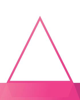 Modern pink triangle background with clean lines and smooth gradient Simple and elegant abstract design perfect for posters website graphics presentations and branding vector