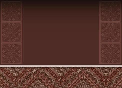 elegant invitation background style ornamental pattern template. vector