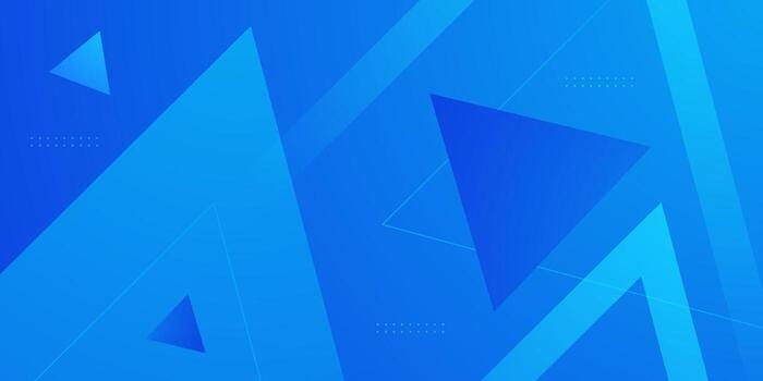 Abstract colorful blue background. Triangle pattern papercut element design. vector