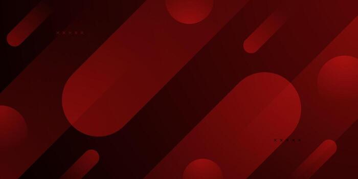 Abstract dark red dynamic color shapes pattern background. Trendy overlap shapes pattern design. vector
