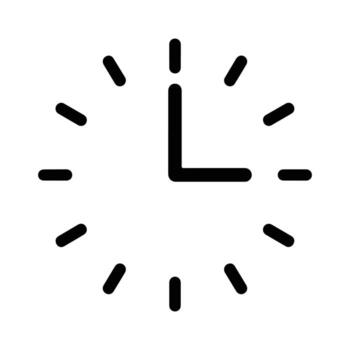 Classic analog clock face design with detailed numerals and hands vector