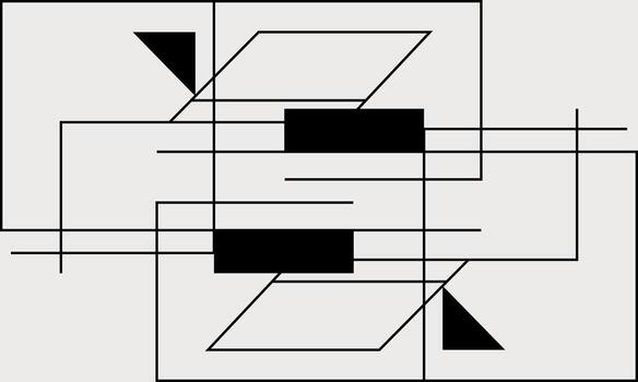 Abstract Layout with Subtle Colors vector