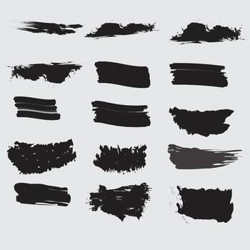 nk plantilla cepillo golpes y grunge líneas con pintar salpicaduras dibujado en un rectangular conformado composición para texto, llamadas cepillo golpes en sucio estilo con gotas manchas grunge pancartas vector