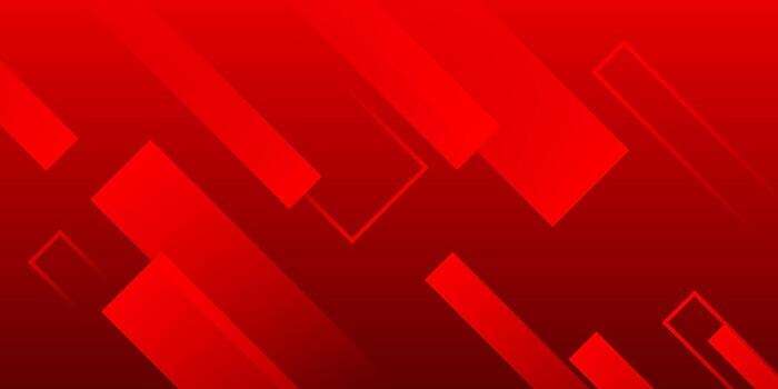 Bold red abstract background with geometric tech elements, ideal for action branding, promotions, or gaming interfaces. vector