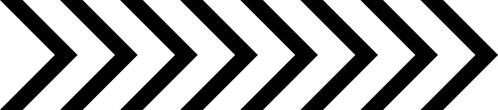 dynamic moving Arrow icon set. traffic arrow sign. speed direction symbol. chevron arrow symbols. Road arrow zigzag chevron speeds vector