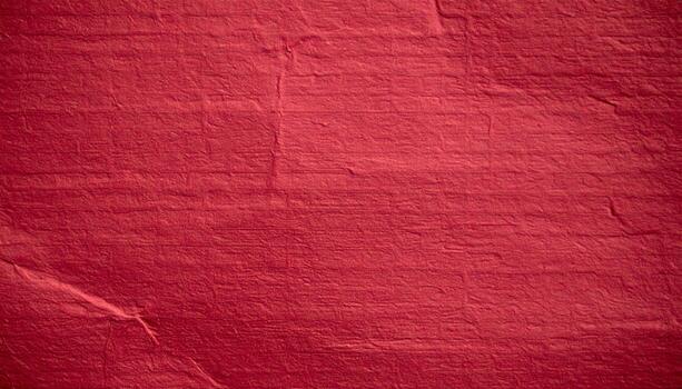 Close-up of deep red paper surface with a textured pattern, ideal for presentation backgrounds photo