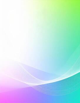 Vivid 3D gradient backdrop with high-tech patterns and flowing wave designs in abstract colors photo