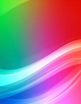 vibrante 3d resumen antecedentes con suave gradientes, futurista tecnología características, y fluido ola patrones foto