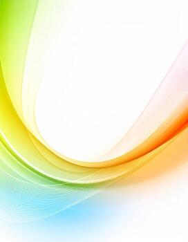 Vivid 3D gradient abstract background featuring high-tech patterns and flowing waves photo