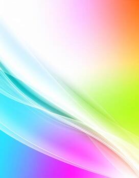 Vivid 3D gradient backdrop featuring futuristic tech motifs and flowing wave patterns photo