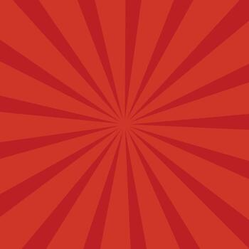 Radiating Red Sunburst Pattern Backdrop for Graphic Design vector