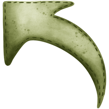 dibujado a mano verde curvo flecha señalando a el izquierda, diseñado en un suave acuarela estilo. esta clipart es ideal para infografía, usuario interfaz diseño, presentaciones, móvil aplicaciones, sitios web png