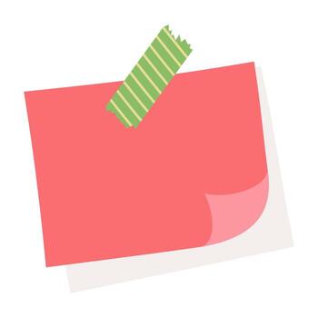 Vibrant array of colorful paper notes scattered on a flat surface. Bright office supplies in a playful, organized layout. vector