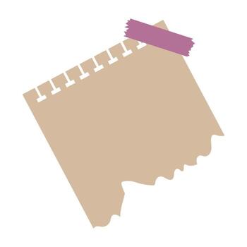 Torn paper notes scattered on a textured surface. Casual arrangement of rough-edged, blank sheets creating an artistic, layered effect. vector