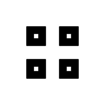 Quick Scan Solid Icon for Smart Interface vector