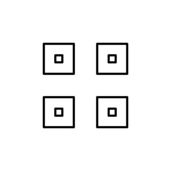 rápido escanear línea icono para inteligente interfaz vector