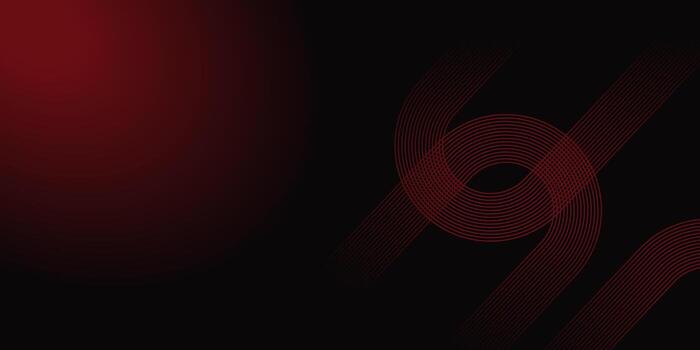 oscuro rojo resumen antecedentes con intersectando línea formas y degradado Encendiendo vector