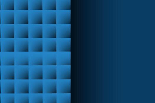 azul resumen antecedentes con 3d cuadrado modelo y degradado lado vector