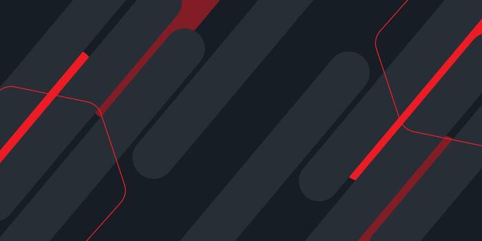 oscuro rojo y negro resumen geométrico tecnología antecedentes diseño vector