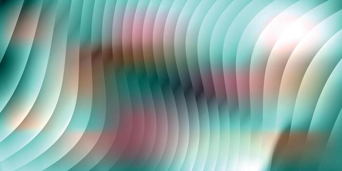 oscuro verde azulado onda fractal antecedentes con vaso degradado oscuridad y misterioso vertical prisma distorsión en moderno digital estilo vector