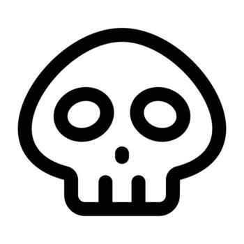 sencillo peligro contorno icono. el icono lata ser usado para sitios web, impresión plantillas, presentación plantillas, ilustraciones, etc vector