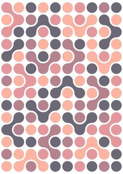 Abstract background with a retro styled pattern design in neutral colours vector
