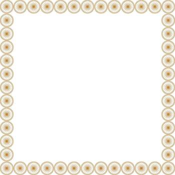 Outer space frame. Shining star template. Frame with empty space for your text vector