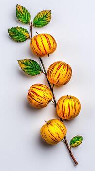 A branch with fruit on it photo